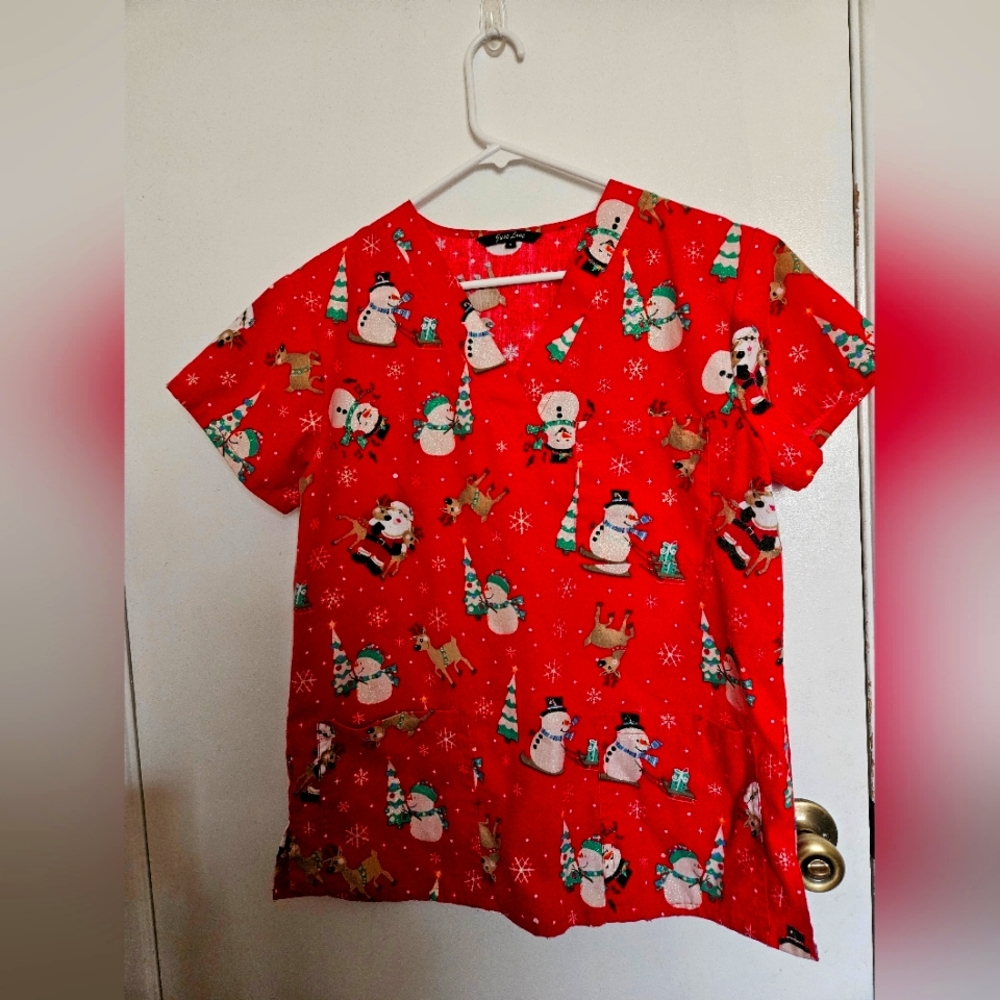 Womens scrub top